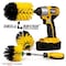 Drill Brush Power Scrubber By Useful Products 5 in W 7 in L Brush, Yellow Y-S-JOM-HD-QC-DB - alternate 5